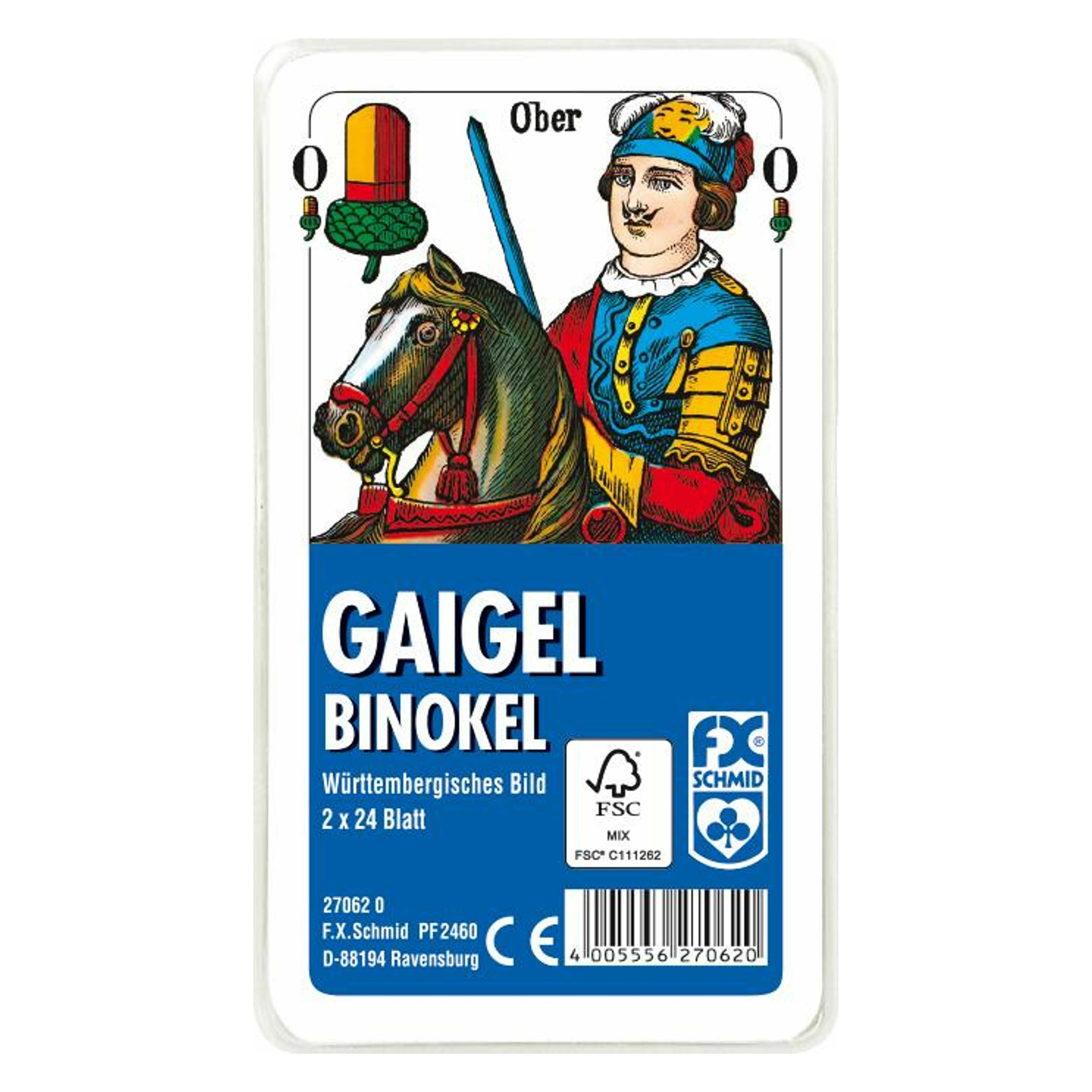 Ravensburger Gaigel/Binockel in Klarsicht-Box (Deutsch, 2 - 6 Spieler) (27062)