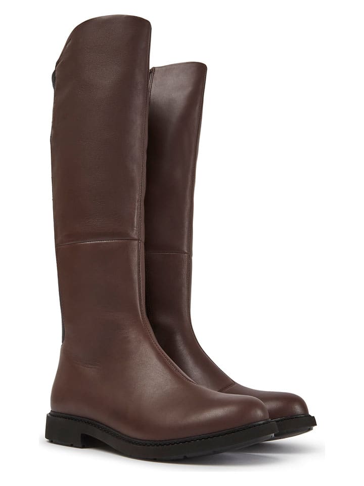 Camper Leder-Stiefel in Braun - 39