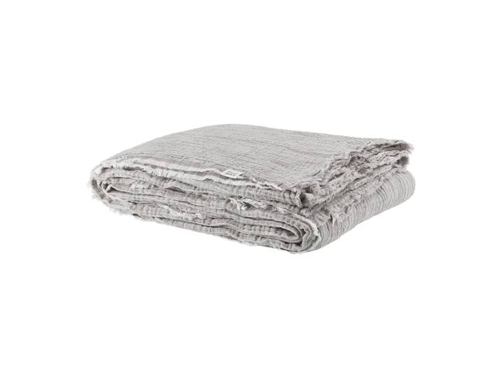 Scandi Living Breeze Tagesdecke 260 x 260 cm Grau