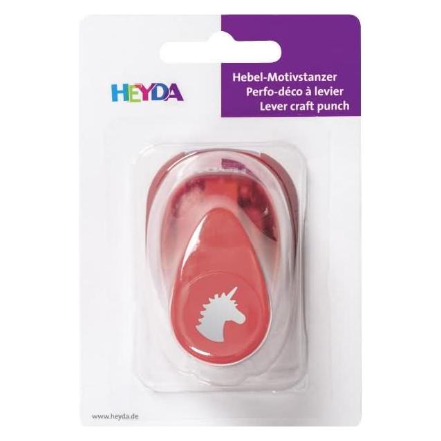 Heyda Motivstanzer für Karton bis 220g/qm Einhorn klein 15x15mm (203687466)