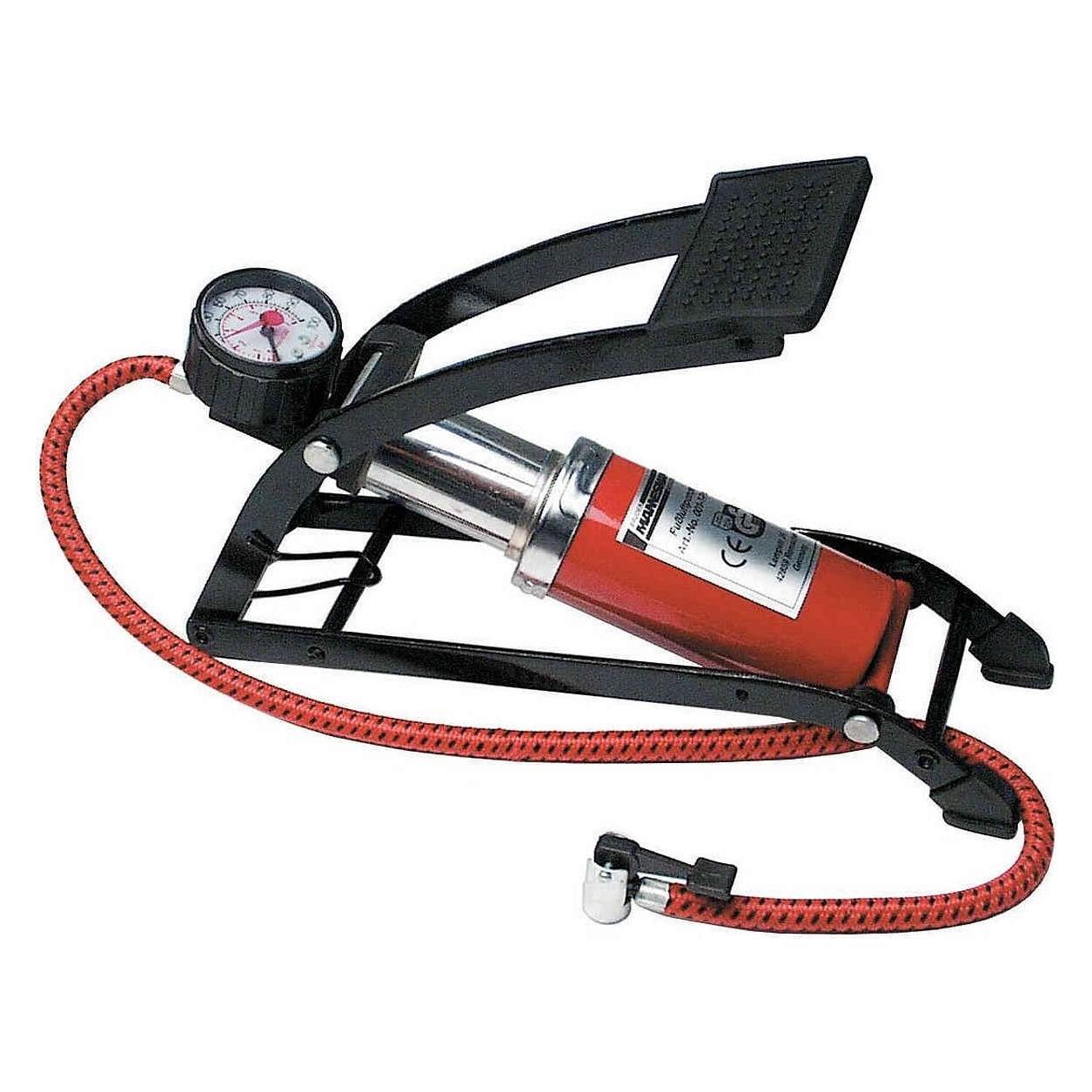 Mannesmann Fussluftpumpe mit Manometer (M 001-T-PR.)