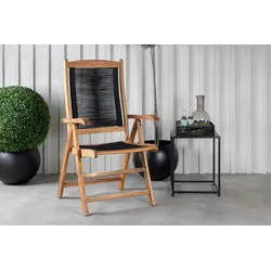 Gartenstuhl 2er-Set Peter ca. 57x104x68 cm Akazie massiv