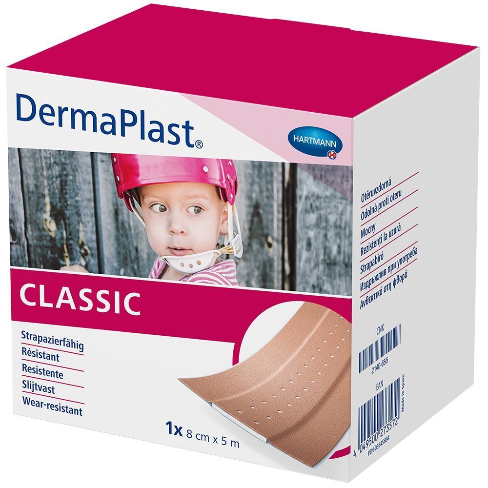 Dermaplast Classic Wundpflaster 8 cmx5 m 1 St Pflaster