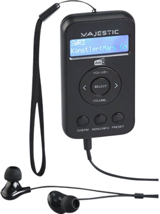 Radiolina Majestic 109196 Rt 196 Dab Black