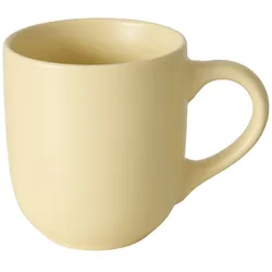 Boltze Keramik Becher Pastell, 300 ml, Hellgelb