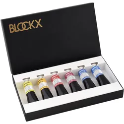 BlockX, Künstlerfarbe + Bastelfarbe, Aquarellset Primärfarben