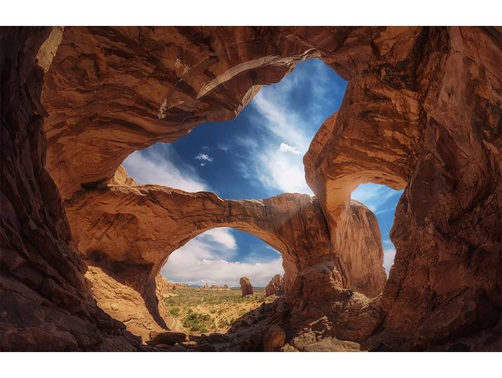 Fototapete PAPERMOON Photo-Art JUAN PABLO DE, DOPPELBOGEN , bunt, B:1,5m L:1,11m, Vlies, Tapeten, Fototapete
