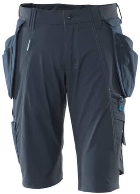 Mascot Shorts avec poches amovibles Shorts d'artisan taille C52, noir bleu foncé (17149-311-010-C52)