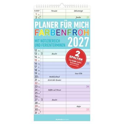Planer für mich Farbenfroh 2027