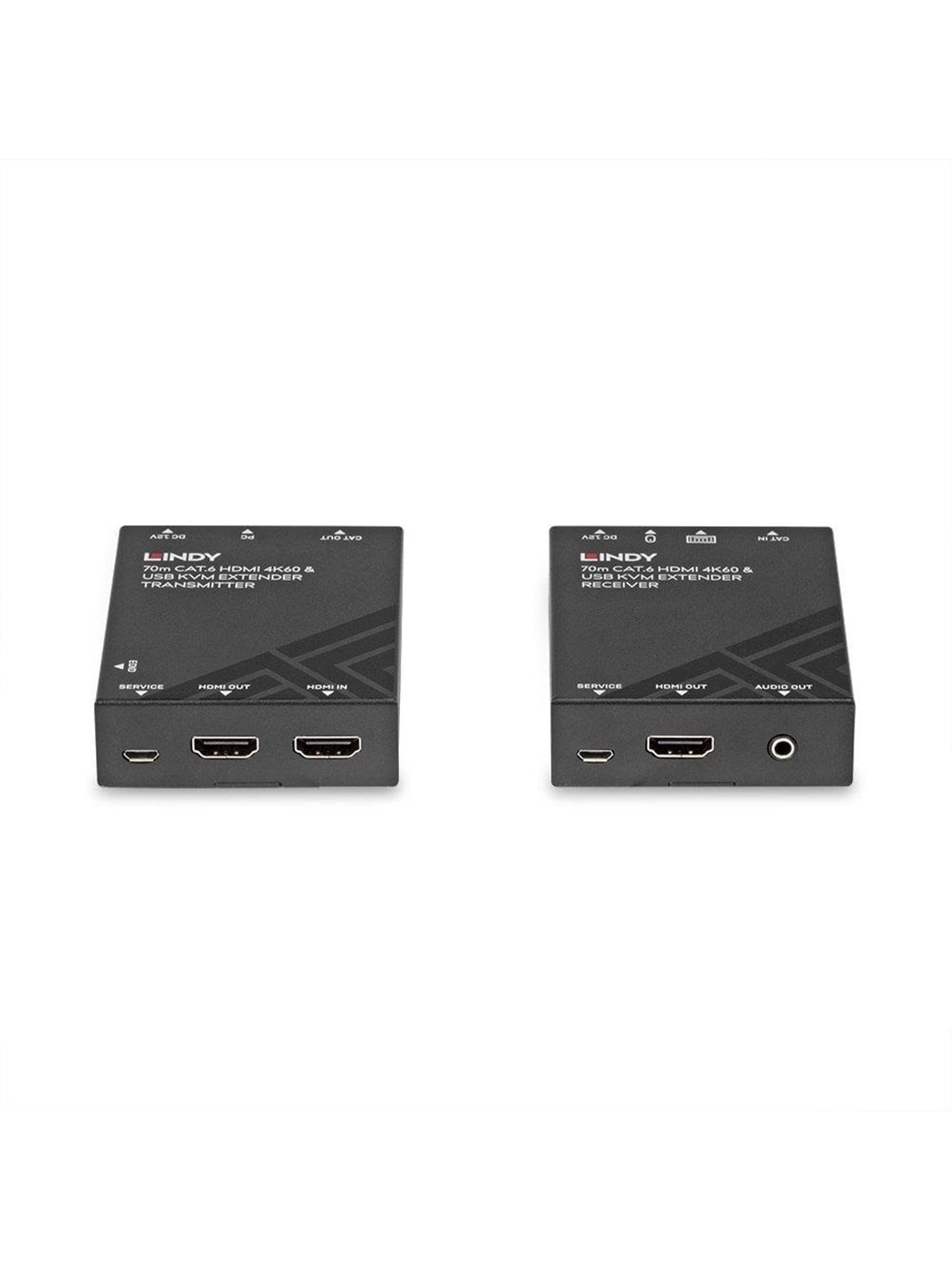 Lindy 70m Cat.6 HDMI 4K60 USB and Audio KVM Extender