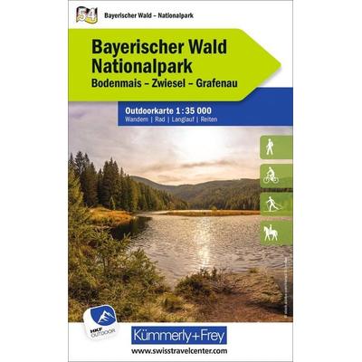 Kümmerly+Frey Outdoorkarte Deutschland 54 Nationalpark Bayerischer Wald 1:35.000, Sonstige von , Kümmerly+Frey, 978-3-259-02607-6