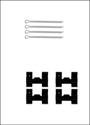 Triscan Zubehörsatz, Scheibenbremsbelag 8105 101329