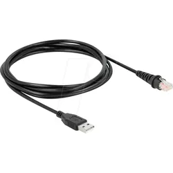 DELOCK 90598 - Barcodescanner, Kabel, USB, gerade, 1,5 m