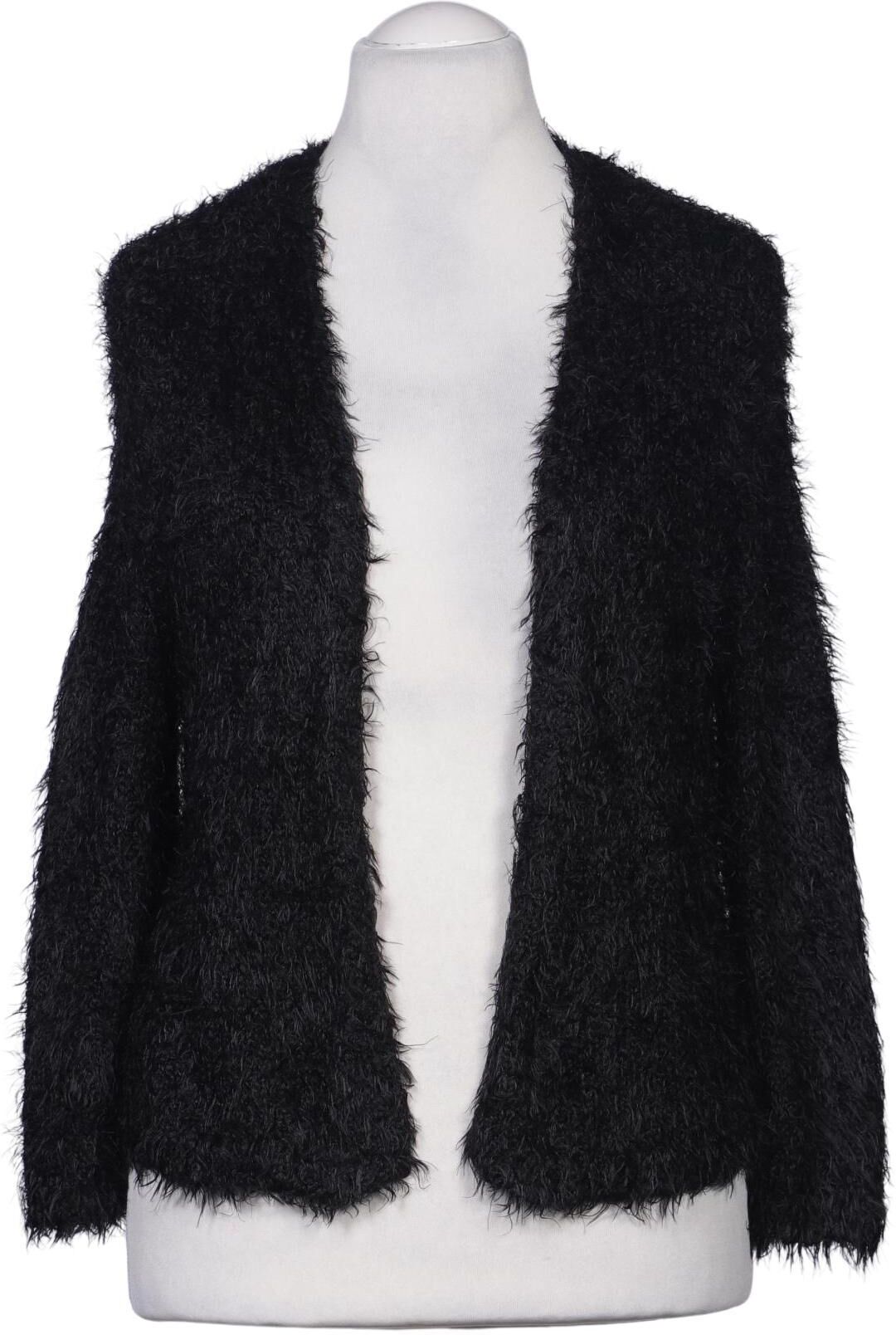 Comma Damen Strickjacke, Schwarz, Gr. M, Synthetik - Second Hand