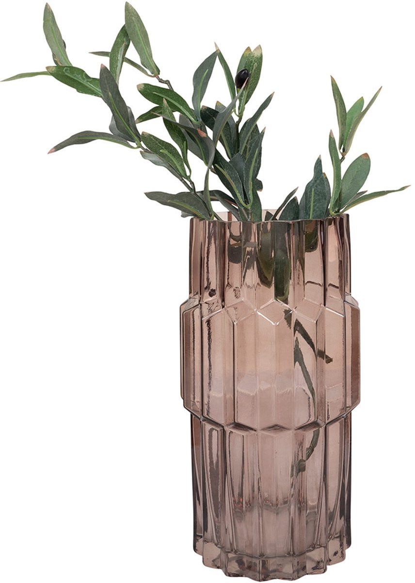 Vaas Mikaela Taupe Hoogte: 26 cm