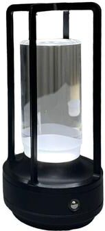 Uplifted Goods USB Rechargeable LED Table Lamp For Ambient Lighting black
