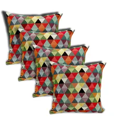 Linke Licardo Kissenhülle Dreiecke 50x50 cm 4er-Set