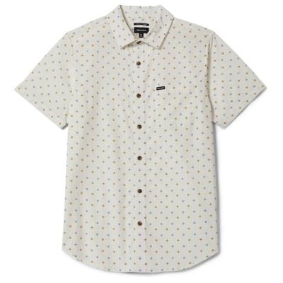Brixton - Charter Print S/S Woven - Hemd Gr L grau