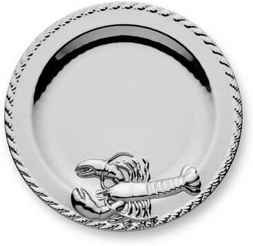 "Certified International Silver Plated Lobster Round Platter 13in Diam - 13.00""L x 13.00""W x 1.25""H"