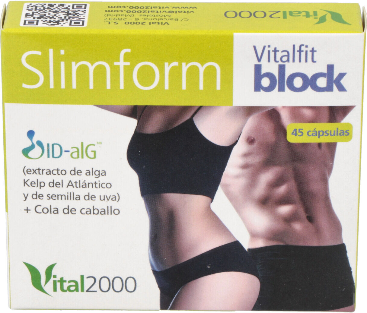 Vital 2000 slimform block 45cap.