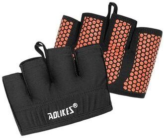 Useful Little Things Half Finger Gym Fitness & Weightlifting Workout Gloves orange s