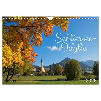 Schliersee-Idylle (Wandkalender 2026 DIN A4 quer), CALVENDO Monatskalender