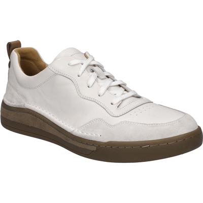 Sneaker JOSEF SEIBEL "Cleve 01, weiss", Herren, Gr. 40, weiß, Obermaterial: 100% Rindsleder Leather cow., Schuhe Sneaker