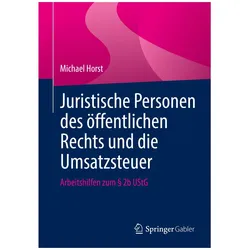 Horst:Juristische Personen des öffentli, Fachbücher von Michael Horst