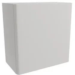 Naturel Ancona Badezimmerschrank niedrig 40x40x20 cm weiß ANCONAH40B