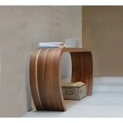 SIDEBOW Sideboard Echtholzfurnier 73 x 168 cm Nussbaum