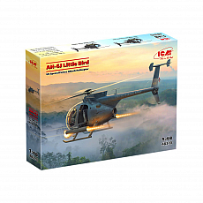 ICM - AH-6J Little Bird - US Special Forces Attack Helicopter - 1:48 - 215 Teile 306774