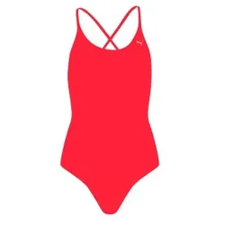 Puma V-Neck Padded Swimsuit Rot X-Large Damen