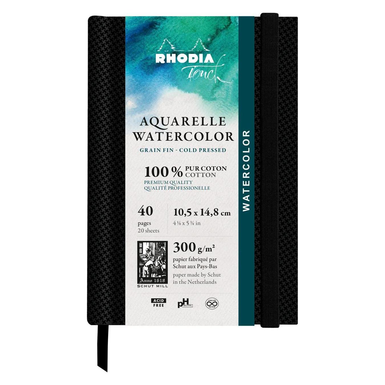 Rhodia Touch Watercolor Book (300 g/m²) (116139C)