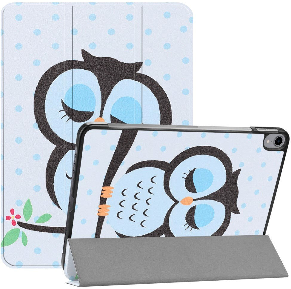 TABLETCOVERS.DK iPad Pro 11" (2018) Læder Cover m. Tri-fold Stand - Blue Owl