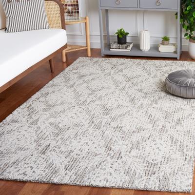 SAFAVIEH Handmade Ebony Barba Modern Wool Rug