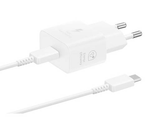 Samsung EP-T2510XWEGEU-B USB Ladegerät 25W 1x USB-C USB PD Weiß Schnellladegerät