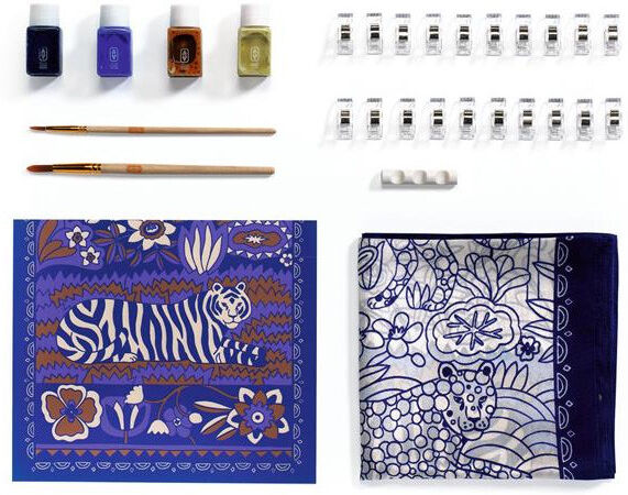 Atelier Grands Augustins 10 : Peinture sur Soie Félins - Djeco