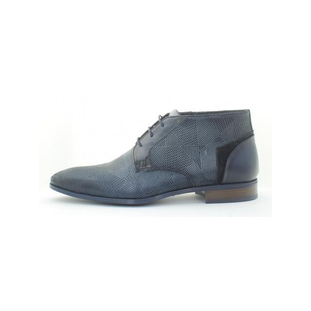 Giorgio 964172 donkerblauwe leren veterschoenen