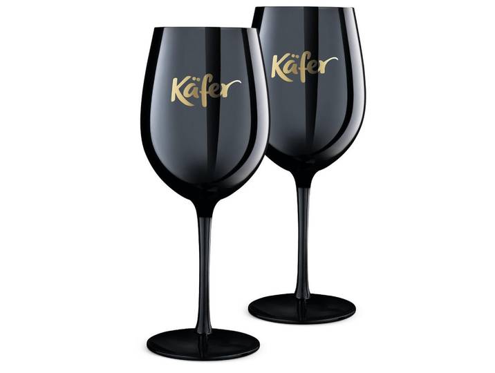 Cocktailglas Käfer, Schwarz, 2-teilig, 600 ml, Gläser, Cocktailgläser