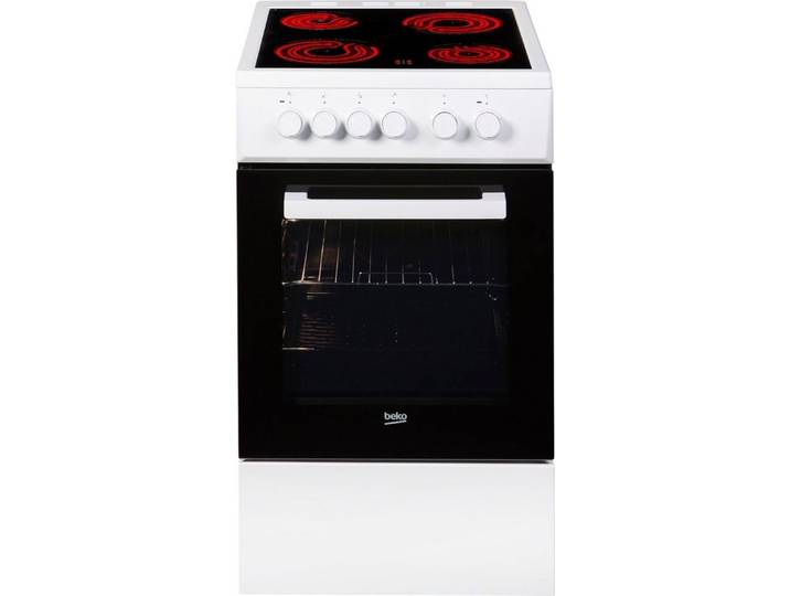 BEKO Elektro-Standherd FSS57000GW, Simple Steam Reinigungsfunktion, Der Kleinflächengrill überbackt kleine Speisen gezielt.