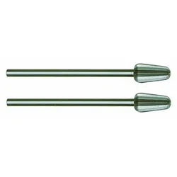PROXXON 28723 Konusfräser aus Wolfram-Vanadiumstahl Ø6 mm, 2 Stück