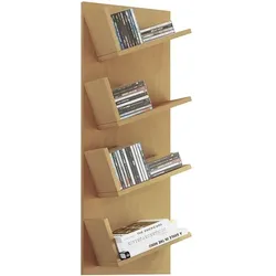 VCM Morgenthaler Bücher-/CD-Regal »Lansi« braun, 33x90x16 cm