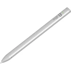 Logitech Crayon USB-C - Digitaler Zeichenstift kabellos Silber für iPad
