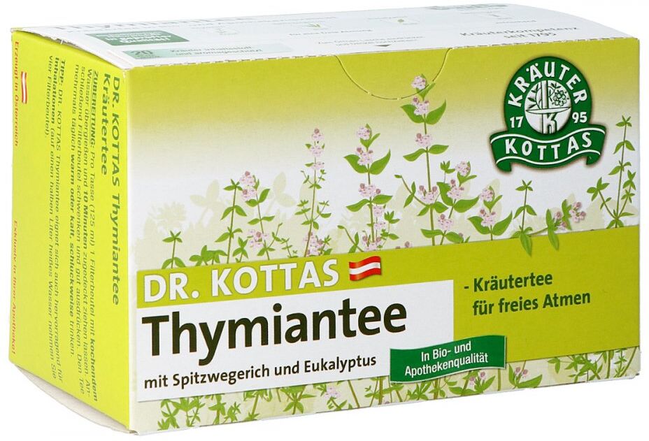 DR. KOTTAS Thymiantee mit Spitzwegerich und Eukalyptus 20stk