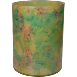 Windlicht CANDLE gelb (BHT 15x20x15 cm) - BHT 15x20x15 cm