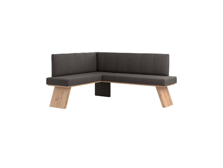 Livetastic Eckbank, Anthrazit, 185x150 cm, Esszimmer, Bänke, Eckbänke
