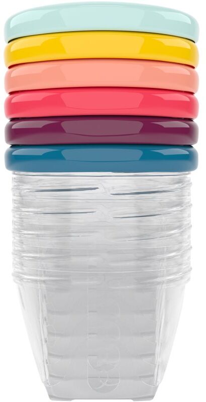 Babymoov Bowls Multicolor bol avec couvercle Color 6x180 ml