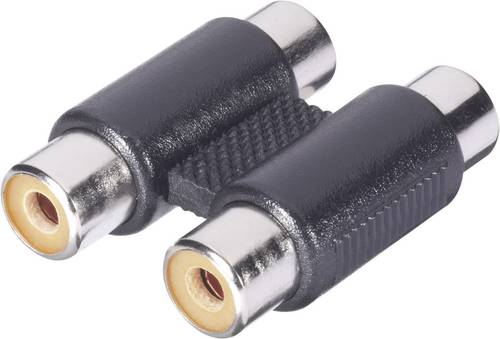 BKL Electronic 1102028 1102028 Cinch Audio Adapter [2x Cinch-Buchse - 2x Cinch-Buchse] Schwarz