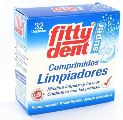 Fittydent Super Compressed Cleaners 32 Units