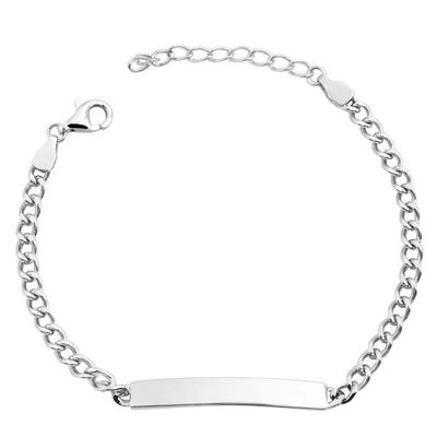 Silberarmband ADELIA´S "Damen Armband aus Silber" Gr. 14, silber, Armbänder, Damen, 14, Silber 925 (Sterlingsilber), Silberarmband
